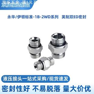 直销 永华对丝1B-2WD两边双ED密封液压过渡接头 液压接头