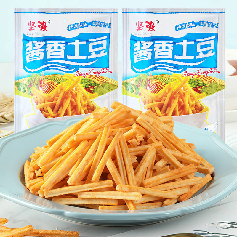 山姆冠必买坚强酱香土豆薯条40g*2 土豆条脆儿时怀旧膨化小零食小