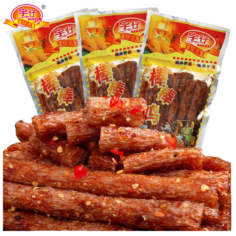 山姆冠必买宇仔棒棒鸡辣条湖南特色8090麻辣零食重庆风味