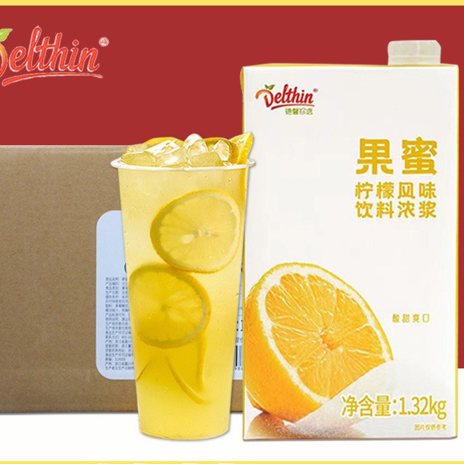 山姆冠必买德馨果蜜整箱柠檬水伴侣糖浆浓缩汁果汁奶茶商用德馨珍