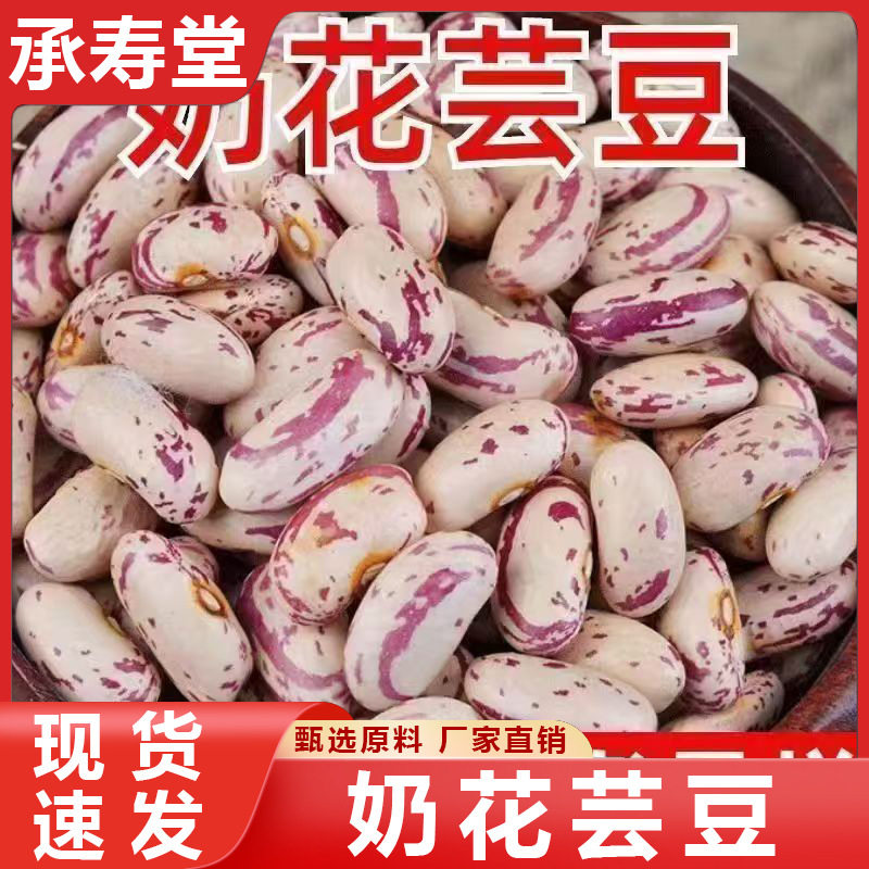 山姆冠必买精选当季新奶花芸豆新奶白花大碴粥豆包豆馅大白东北饭