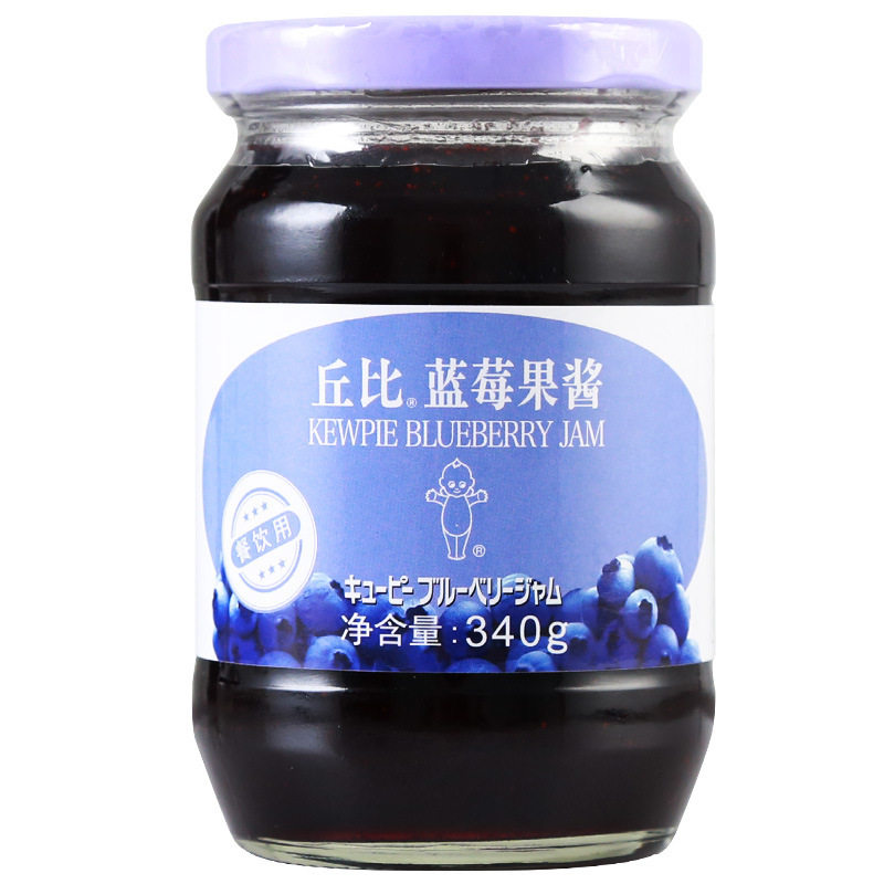 山姆必买丘比果酱340g/170g蓝莓酱瓶装 土司面包三明治蛋糕馒头涂