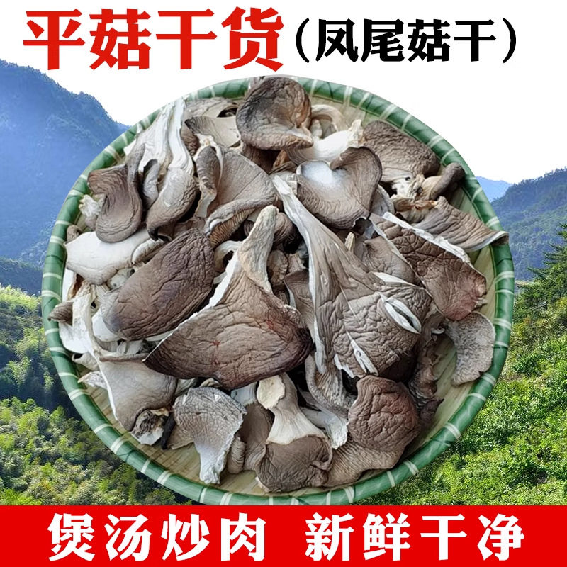 山姆冠必买干平菇干货平菇凤尾菇干白平菇食用营养菌菇类磨菇非香