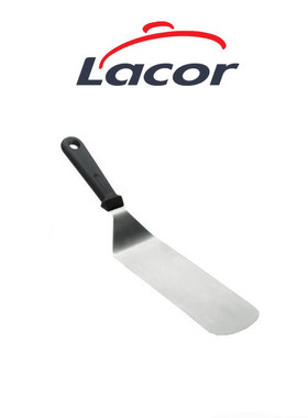 LACOR原装进口不锈钢加长型扒铲牛扒铲煎饼铲平铲铁板烧铲烧烤铲