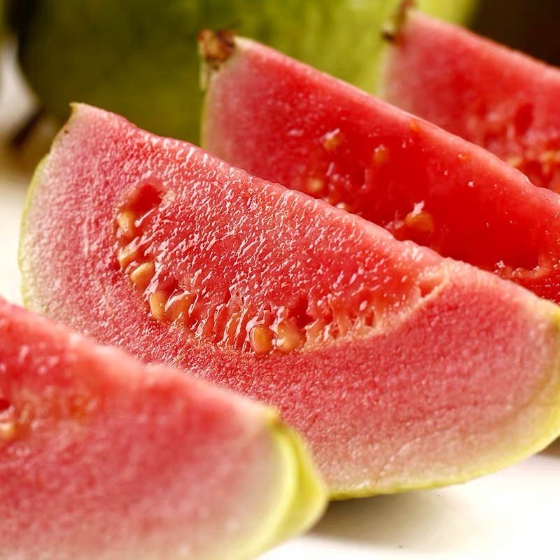 软糯奶油芭乐当季新鲜水果番石榴