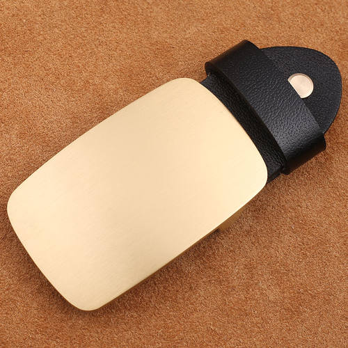 简约纯铜扣头皮带头裤带头腰带