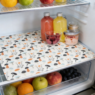 出外单冰箱除味防潮垫纸抽屉贴纸厨房橱柜餐桌防滑可裁剪内衬垫子