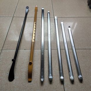 扒胎机专用撬板汽车轮胎修理工具撬棍长500mm碳钢补胎弯钩扁撬杠