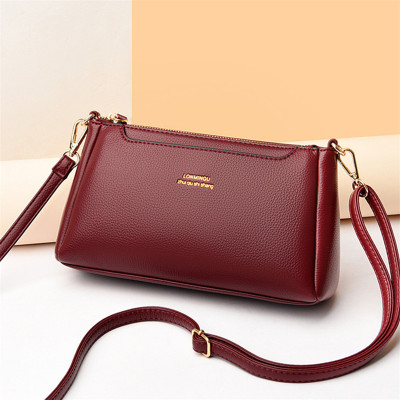 真皮牛皮单肩斜挎包简约百搭女包