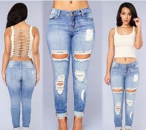 Women SummeR PanTS CaSual denim TRouSeRS RiPPed jeanS ladieS|msdalam kategori Butik wanita / wanita, seluar jeans - dari Buy2taobao.com untuk memberikan perkhidmatan ejen Taobao profesional membeli