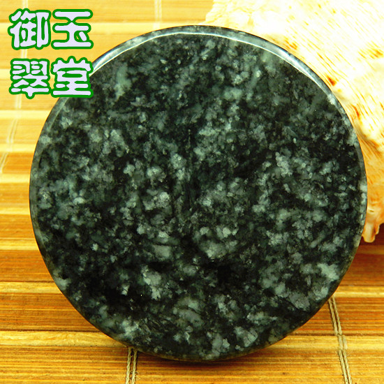 缅甸翡翠乌鸡老坑种正装手镯芯毛料 玉原石A货黑白双彩特色明片料