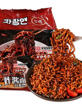 同碗韩式正宗懒人速食炸酱面福