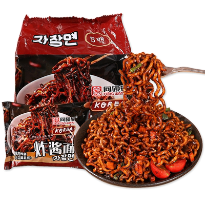 同碗韩式正宗懒人速食炸酱面福