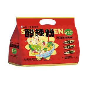 白象酸辣粉红薯粉袋装粉丝米线方便速食免煮夜宵地道川渝风味冲泡