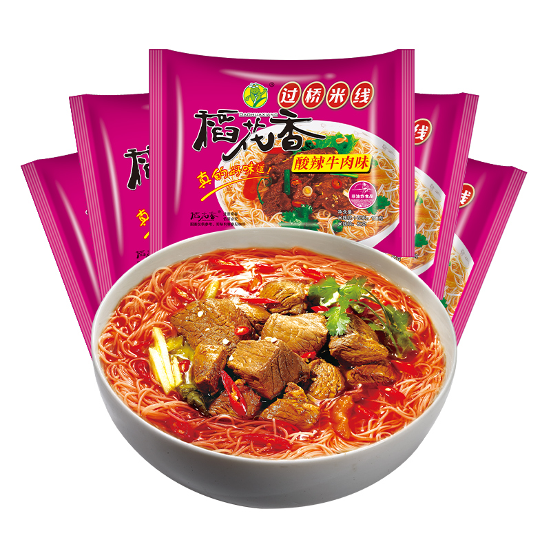 酸辣牛肉味袋装粉丝稻花香