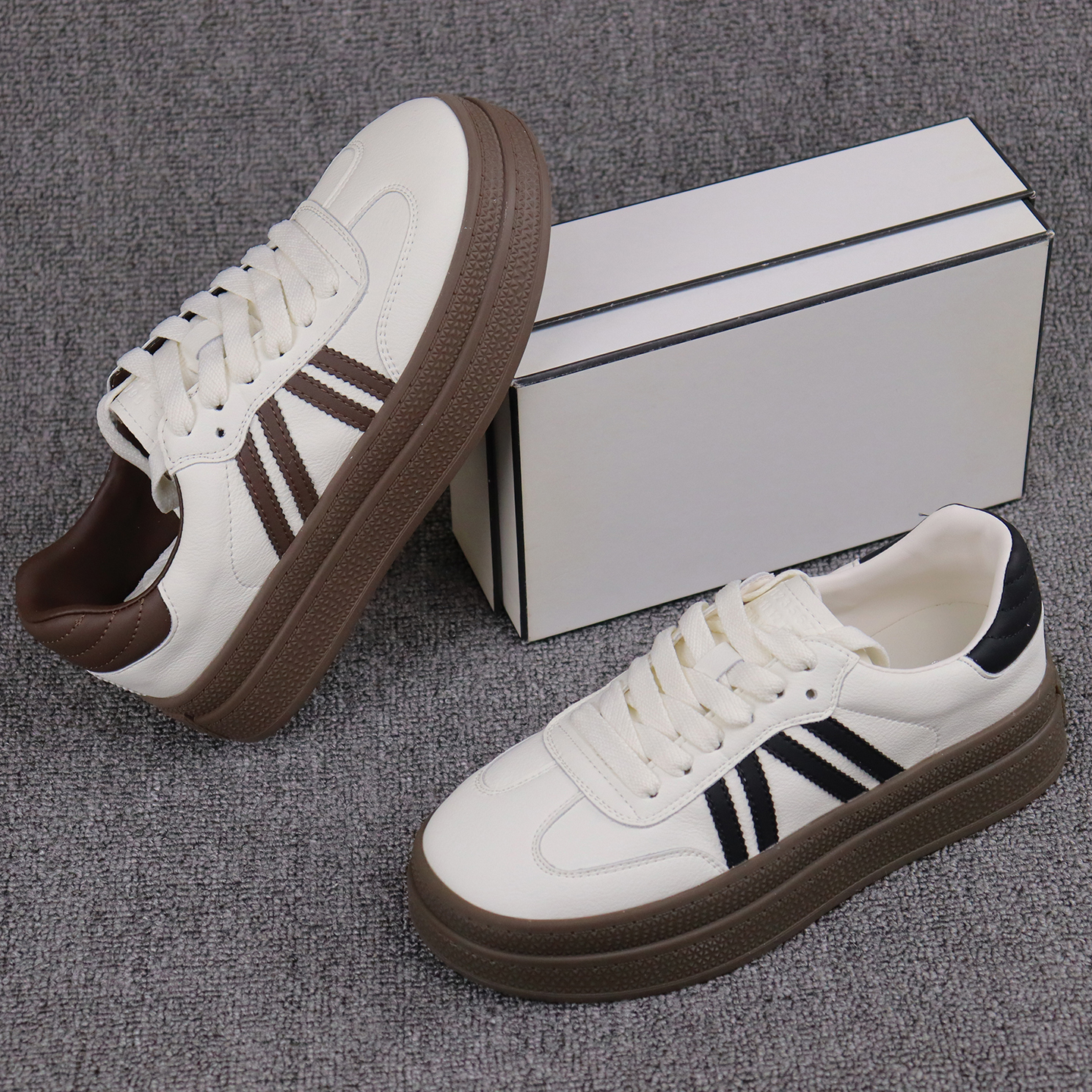 红依利舒适厚底百搭运动休闲女鞋