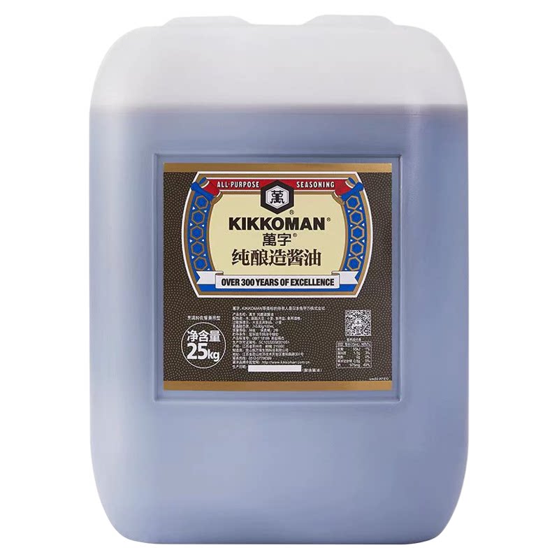 万字纯酿造酱油25公斤  龟甲万特级酿造大桶 日式料理40桶包邮