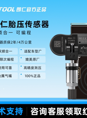 朗仁TS100胎压传感器通用型汽车胎压传感器双频二合一可编程