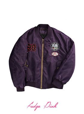 Fudge Pink 25冬季New实拍美式复古简约百搭款棉服外套女