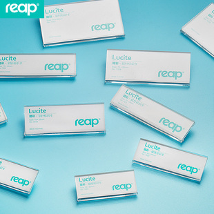 胸牌进口亚克力胸牌透明店员牌别针磁性KTV酒店营业 员工号牌幼儿园可更换连锁店姓名学生校牌学校胸号牌微笑