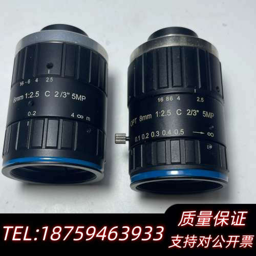OPT 8mm 1：2.5 500万像素 工业镜头 FA工业.询价