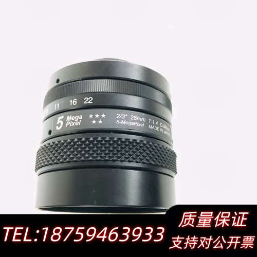 OPTART工业镜头 25mm f1.4 500万像素 2/.询价