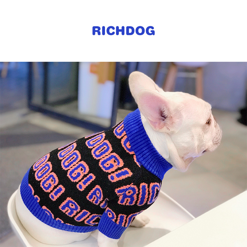 heyelf巴哥保暖柴犬毛衣厚实比熊
