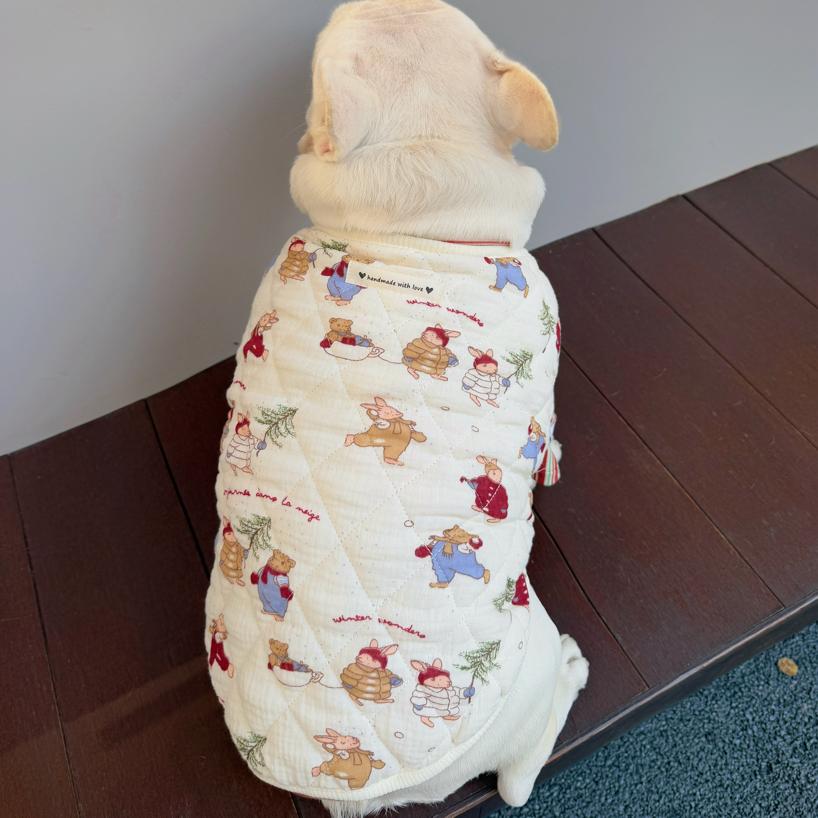 LawElf法斗棉服宠物冬季保暖棉衣