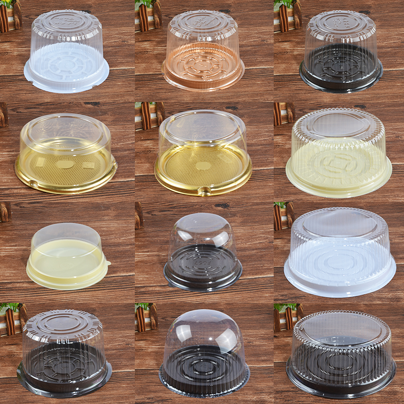 2寸4寸6寸8寸透明戚风蛋糕包装盒