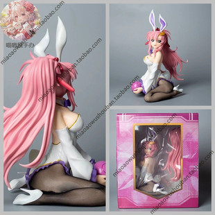 机动战士高达雕像兔女郎克莱因拉克丝跪姿手办动漫周边模型摆件