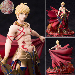 命运Fate/Grand OrderSaber 吉尔伽美什金闪闪手办动漫二次元模型