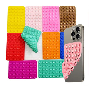 双面硅胶吸盘浴室厨房玻璃碗底固定器强力粘贴双面吸盘手机支架