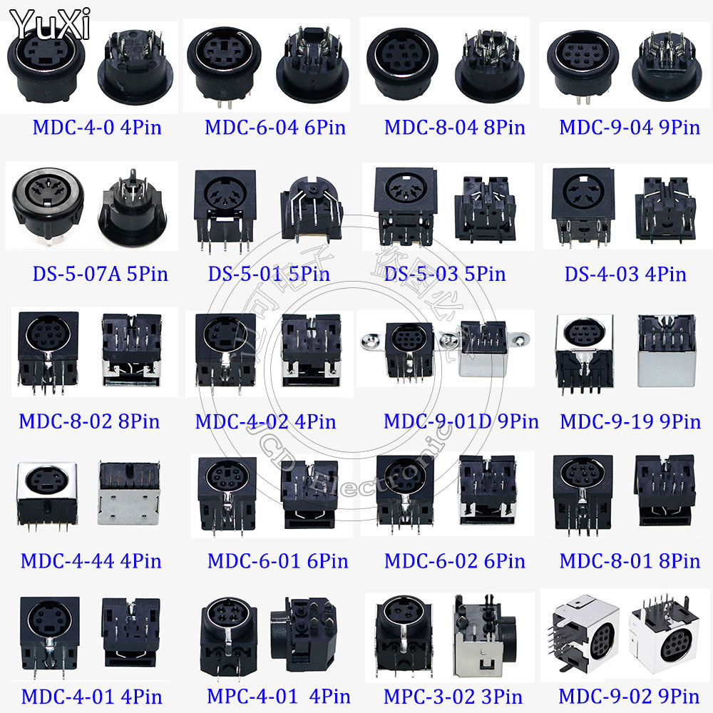 DIN母座S端子插座8芯插头