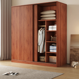 衣柜家用卧室出租房中古风大衣柜2026新款爆款简易小户型收纳衣橱