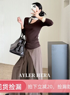 【福利】QIQI绮绮家“菜菜”【白茶】上衣女W68050#9-10