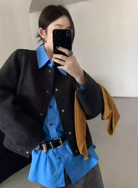 【福利】QIQI绮绮家~羊毛羊驼夹棉外套20597【杭州意法ENXI】#11-