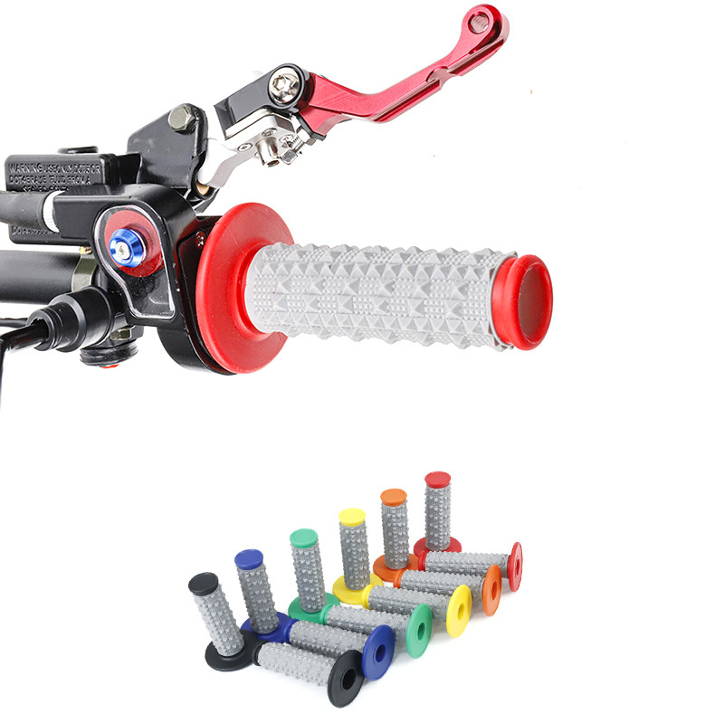 오프로드 오토바이 핸들 바 고무 대형 입자 미끄럼 방지 핸들 바 커버 BOSSIER M5 CHEETAH THIEF 수정 액세서리