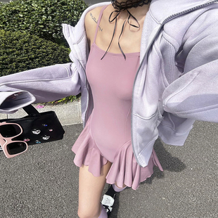 高级感显瘦连体遮肚子绝美度假性感纯欲风 爆款 泳衣女款 2026年新款