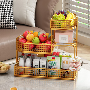 水果盘家用客厅茶几轻奢高档果篮糖果点心干果零食多层摆放置物架
