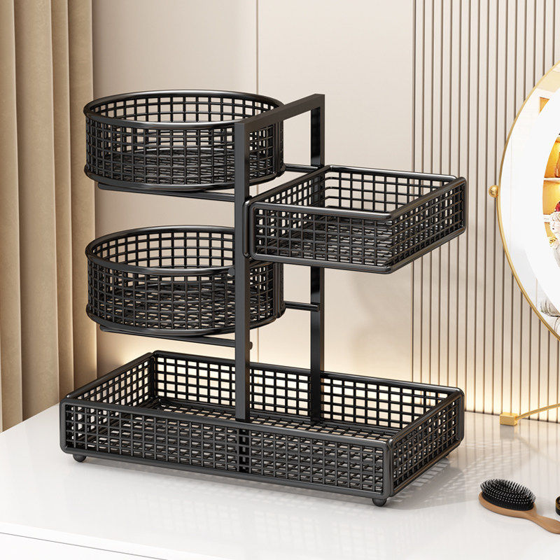 化妆品收纳盒桌面置物架梳妆台多层护肤品收纳架卫生间洗漱台架子,收纳整理,桌面收纳盒,淘宝优惠券,粉丝福利购,淘宝优惠卷