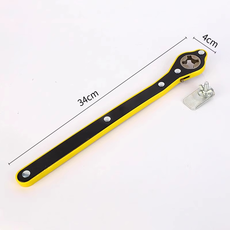 车载千斤顶省力扳手手摇式小汽车换胎工具套装棘轮配件实用便携