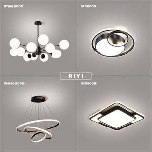 客厅吊灯家用简约分子轻奢魔豆吊灯餐厅卧室灯具套餐组合高级感