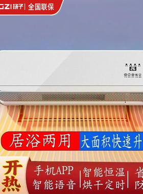 壁挂式冷暖两用热风机家用浴室卧室小型空调一体机省电暖气取暖器