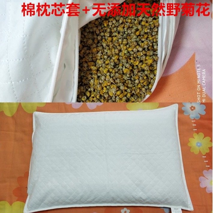 野菊花枕头填充清香小菊枕芯野生农家无添加头晕失眠目赤定型