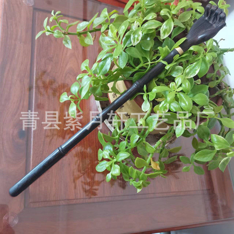 紫光檀手型痒痒挠雕刻手挠鸡翅木红花梨手挠老头乐不求人