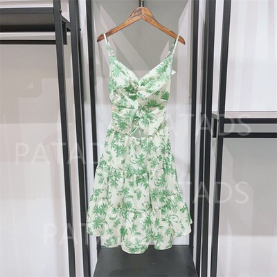 度假风蓬裙碎花法国S家23夏