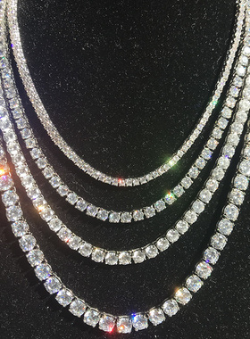 tennis网球链街头风格配饰品项链