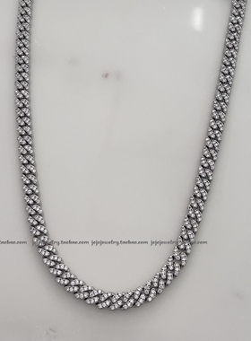 9mm古巴链s925纯银嘻哈hiphop