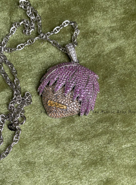 卡通人物动画头像嘻哈Hiphop吊坠