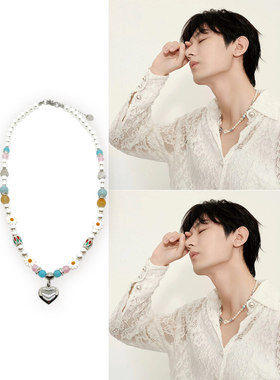 HBGarden原创钛钢心淡水珍珠项链